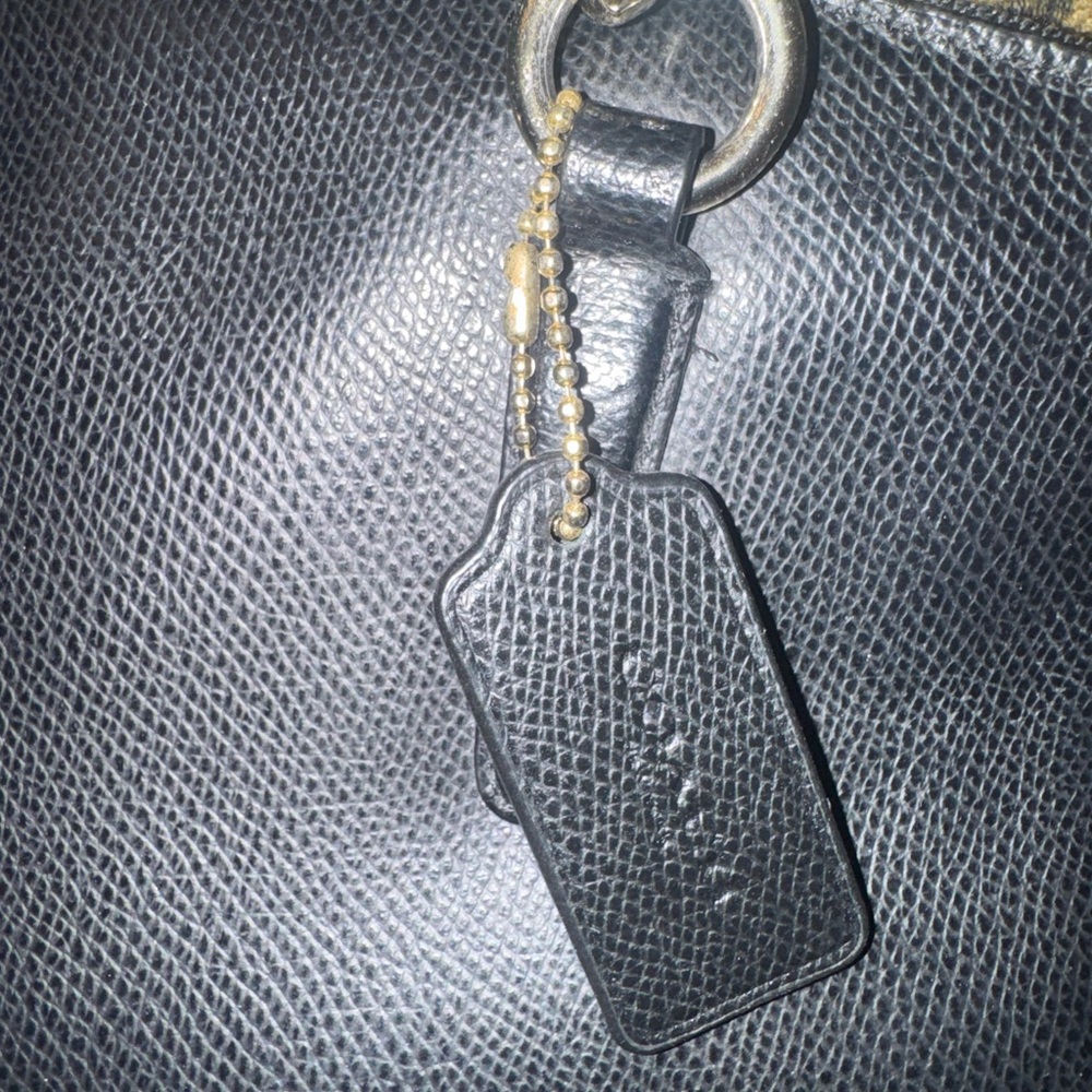 Coach Black Leather Shoulder Bag - Picture 3 of 9